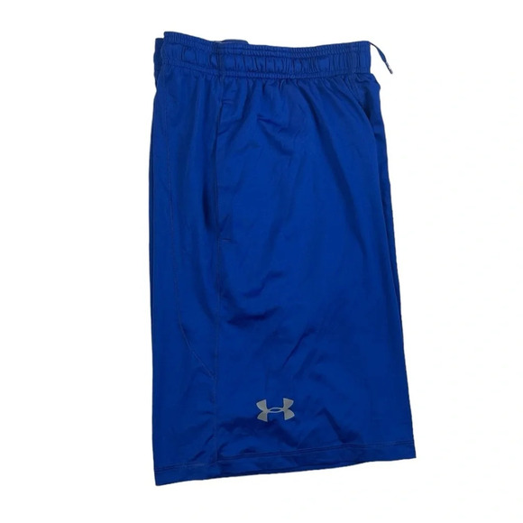SH707 Men’s Under Armour Loose Heat Gear Performance Workout Gym Shorts L - Picture 1 of 5